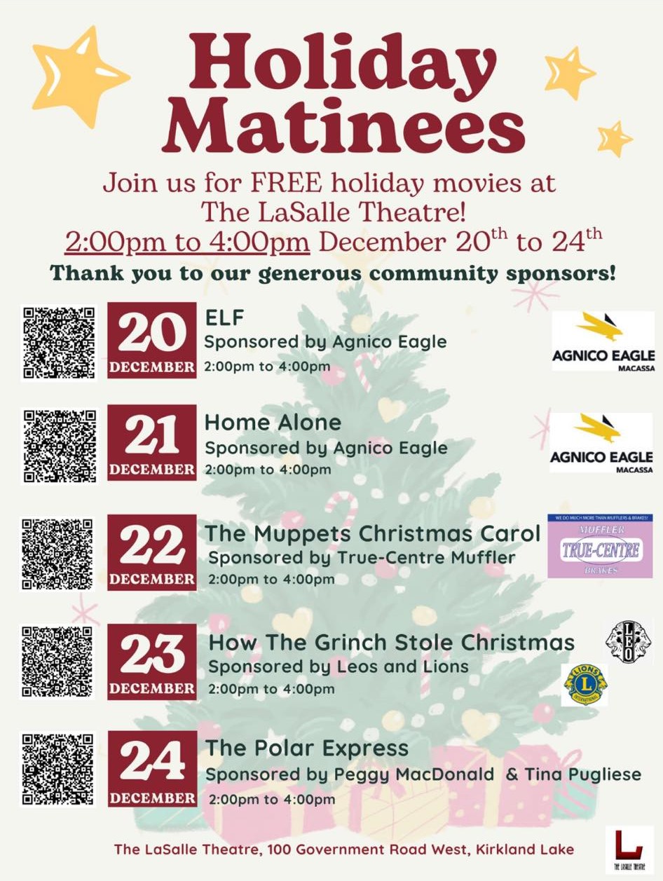 Christmas Matinees
